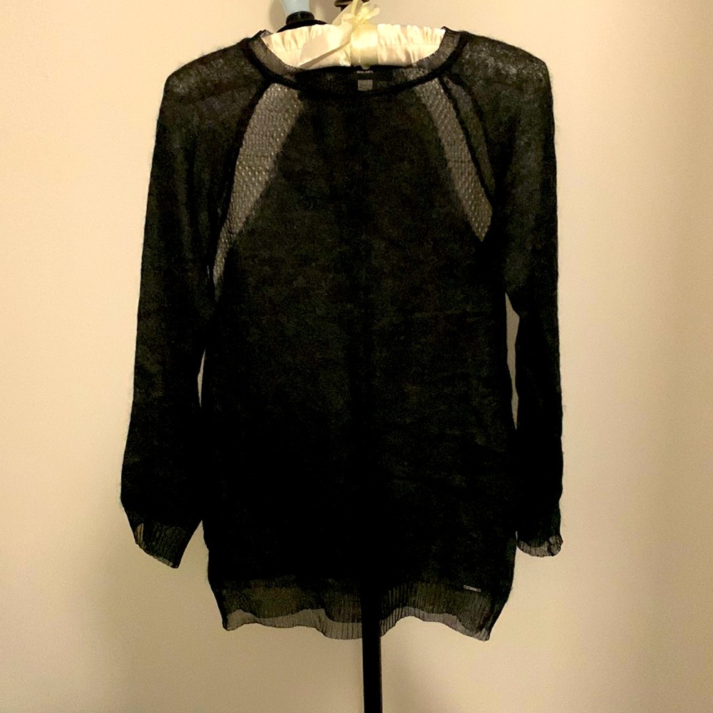 Diesel Black Gold Wool Sweater dress